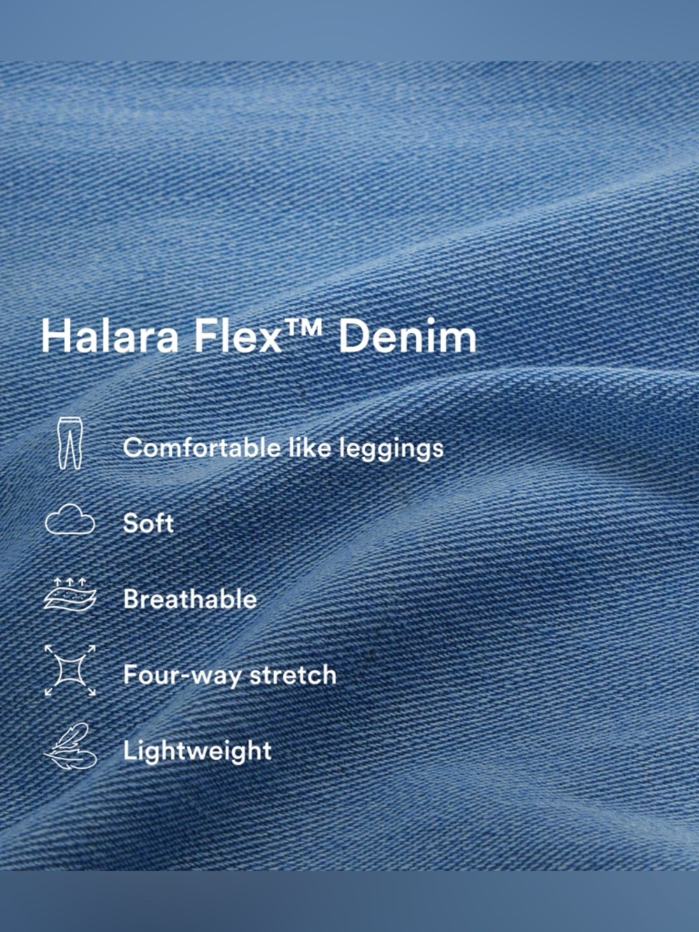 Halara Flex High Waist Multiple Pockets Baggy Wide Leg Washed Denim Pants Sz 1X - Picture 8 of 9